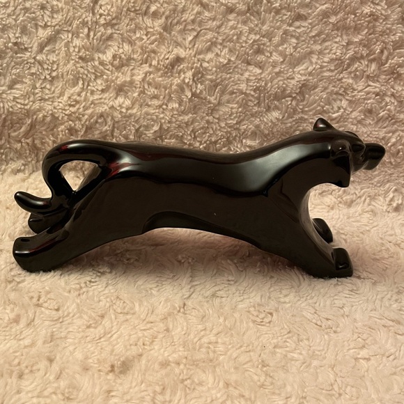 RARE Giftcraft Japan VintageBlack Jaguar/Panther Ceramic in Like New Condition - Picture 12 of 13